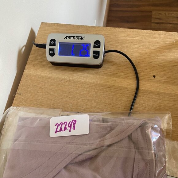 Soft Surroundings Top Womens Extra Large Purple Mauve Faux Suede V Neck Tunic - Picture 9 of 11